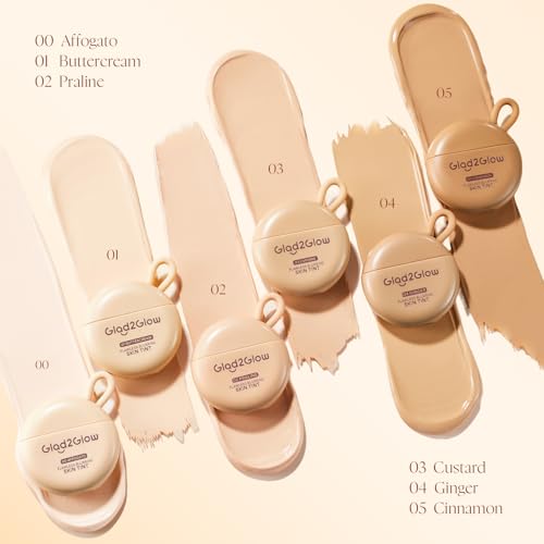 Flawless Blurring Skin Tint by Glad2Glow - 12HR Oil Control, Buildable Medium Coverage