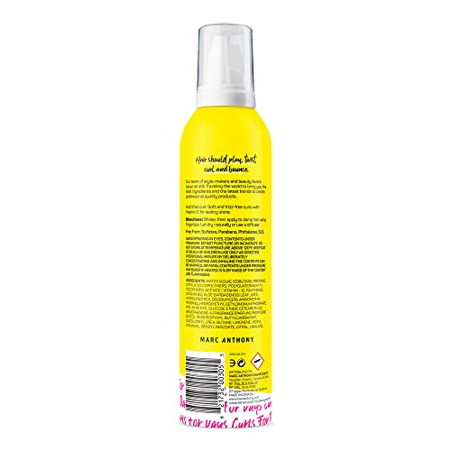 Marc Anthony Curl Enhancing Mousse - Extra Hold Styling Foam
