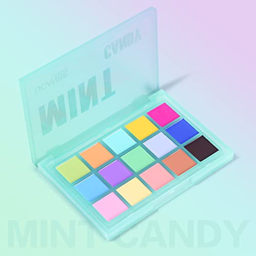 UCANBE Mint Candy 15-Shade Matte Eyeshadow Palette