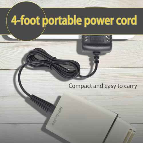 Replacment for BaByliss PRO Shaver FXFS2 Charger, 4.5V Power Adapter Compatible with BaBylissPRO Barberology Cordless Metal Double Foil Shaver FXFS2 Charging Cord