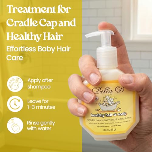 Bella B Natural Baby Cradle Cap Treatment Conditioner 8oz