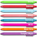 GIFTSFARM Kats Kpop Gel Pens Set - Inspired by KATSEYE, Cute Office Supplies for Music Fans