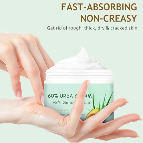 60% Urea Foot Cream for Cracked Heels with Salicylic Acid