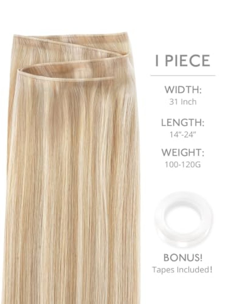 Remy Human Hair Tape-In Extensions 100g 16in Dirty Blonde