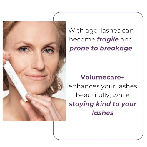 Rumi Cosmetiques VolumeCare+ Mascara for Mature Women, Natural Black, Waterproof