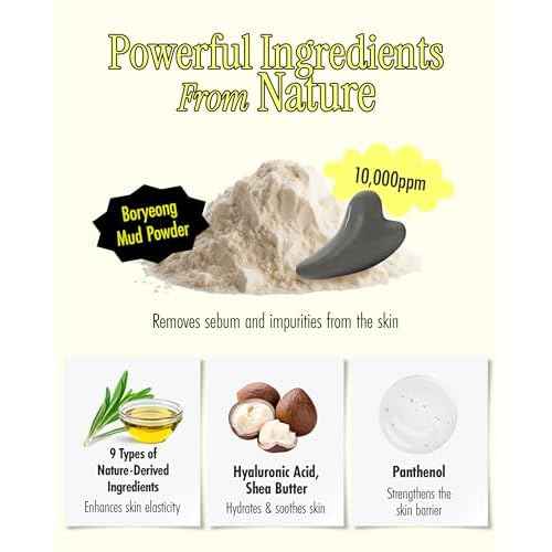 BRMUD Relief Mud Gua Sha Mud Bar Soap - Mud Mask Massager Cleansing Bar for Face and Body - V Line Lifting, Sebum Cleansing, Moisturizing - Shea Butter, Panthenol, Jojoba Seed Oil, 2.99 oz.