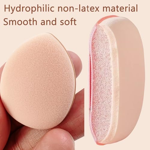 75PCS Finger Powder Puff Mini Makeup Sponge Soft Beauty Makeup Blender Puff for Foundation, Face Powder, Under Eye Setting, Concealer, Repair Cream, Cosmetic Tool