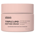 Triple Lipid-Peptide Cream: Enriched with Lipids, Peptides, Hyaluronic Acid, and Shea Butter for Brightening, Firming, and Plumping, 1.8 oz