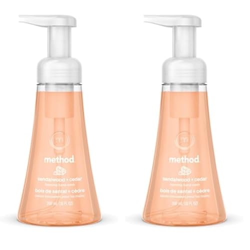 Method Foaming Hand Wash Sandalwood + Cedar 10FO 6ct NA (Pack of 2)