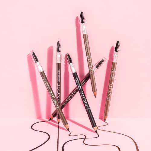 NOTE Natural Look Eyebrow Pencil - Soft Wax Formula, Waterproof Eyebrow Pencils for Women - Matte, Long Lasting Brow Pen - 05-0.037 oz
