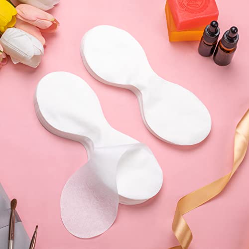 Joez Wonderful 300 Sheets Disposable Eye Mask Paper, Non Woven Eye Care Patches Paper Eye Covers, Cotton Spa Eye Pads for Facials, DIY Clear Eye Mask Paper Beauty Sheets for Makeup¡¦
