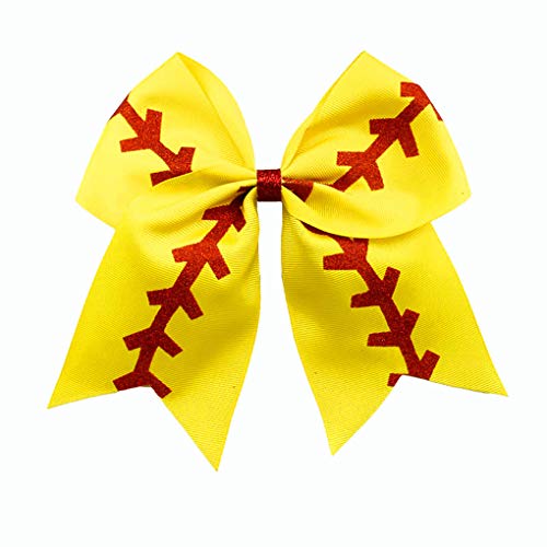 Girls Cheerleader Jumbo Bow Ponytail Holder Hairbow Girl Teen Hair Accessories JB81 (2 Pcs-Set H)