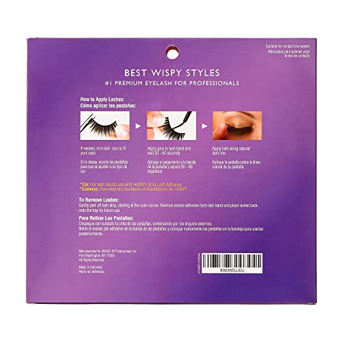 i•ENVY 10 Pairs Wispy Human Hair Eyelashes Multipack