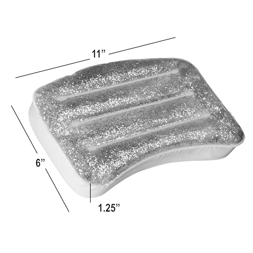 Glitter Gel Cooling Spa Pillow with Suction Cups