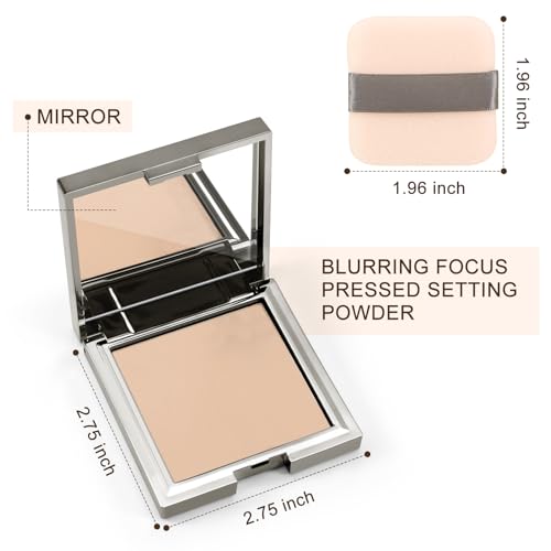 Boobeen Matte Face Finishing Powder Compact - Oil Control Setting Powder