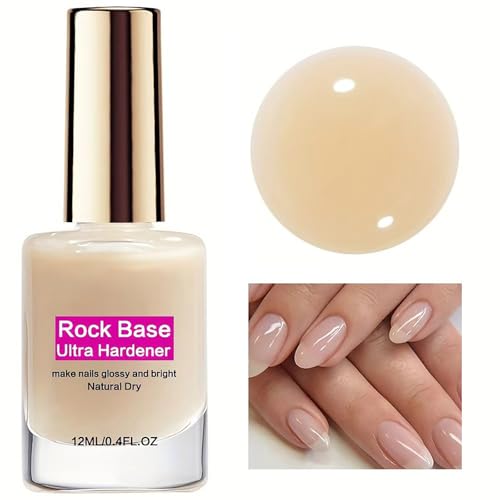 3-in-1 Pink Nail Strengthener & Hardener for Weak Damaged Nails (12ml)