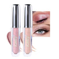 Metallic Liquid Eyeshadow Duo - 2Pcs Rose & Champagne, Long-Lasting