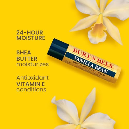 Burt's Bees Vanilla Bean Lip Balm - 2 Tubes, 0.15 oz