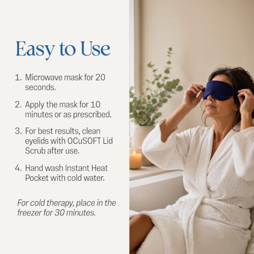 OCuSOFT Dry Eye Mask with Heat Insert | Hot & Cold Therapy