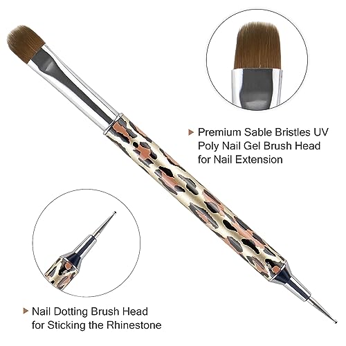 VONYA Kolinsky Acrylic French Tip Gel Nail Art Brush Set - Size 10