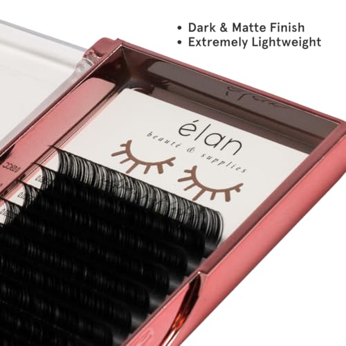 ÉLAN BEAUTÉ 0.05 Volume Lash Extensions – Cashmere Mink PBT