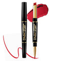 2-in-1 Matte Red Lip Liner & Lipstick Combo - Waterproof & Long-Lasting