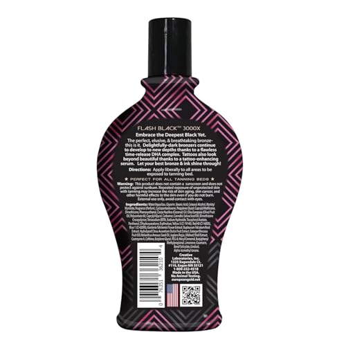 European Gold Flash Black 3000X Tanning Lotion - Ultra-Dark, 12 oz