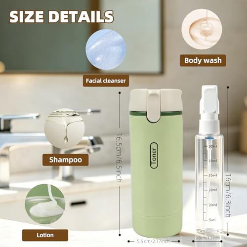 4-in-1 Travel Dispenser Bottle 30ml Leak Proof (Pack of 4)
