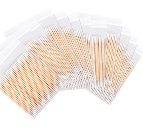 1200 Count Microblading Cotton Swabs, Double Pointed Tip