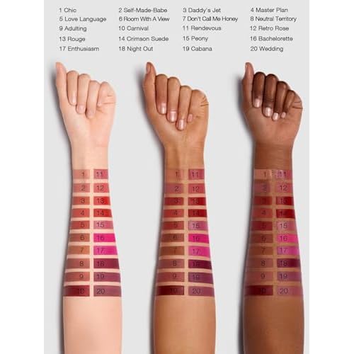 SHEGLAM Matte Allure Lipstick 20 Colors High Pigment Velvety Soft Long Lasting Lipstick - Enthusiasm