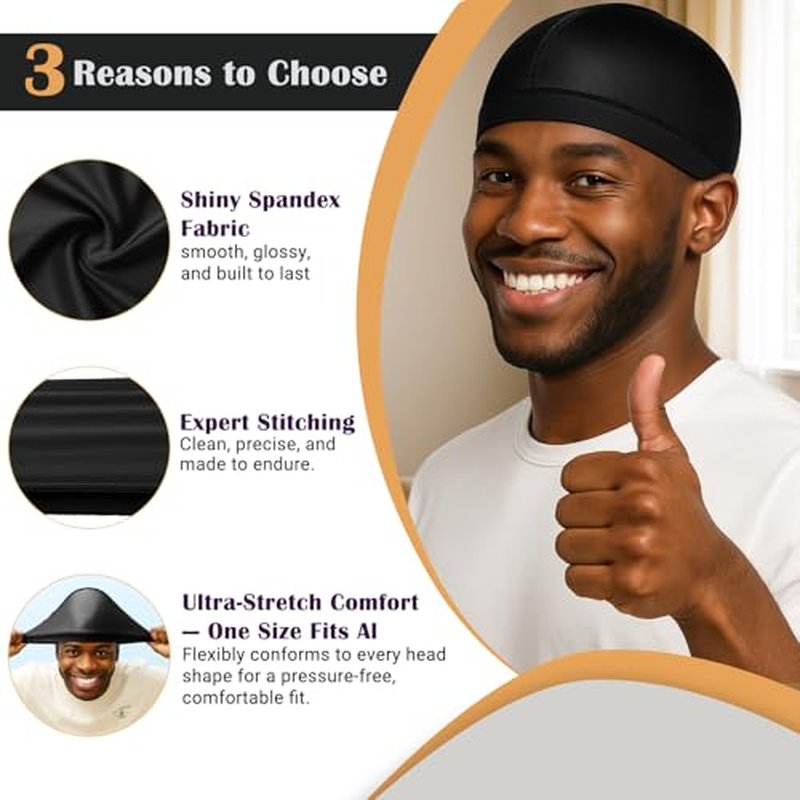 DURALA Super Elastic Wave Cap for 360 540 720 Waves