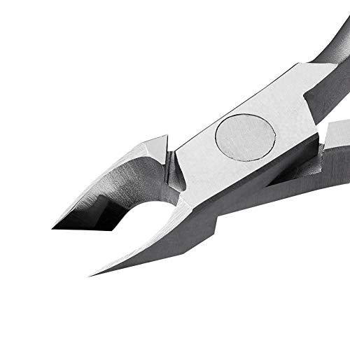 Rui Smiths Professional Cuticle Nippers | Precision Surgical-Grade Stainless Steel Cuticle Trimmer, Double Spring, 4mm Jaw (Quarter Jaw) and Stainless Steel Metal Pusher Style 106