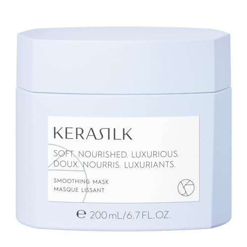 Kerasilk Smoothing Hair Mask - Frizz Control & Deep Nourishment for Coarse Hair 200ml
