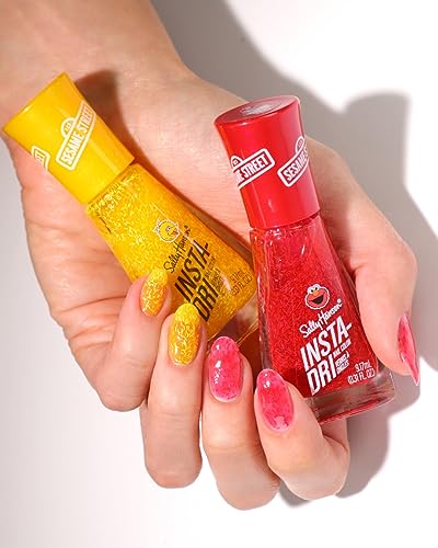 Sally Hansen Insta-Dri - Sesame Street Collection - Nail Polish - Elmo Loves Hue - 0.31 fl oz