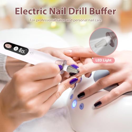 Professional Electric Nail Drill Kit for Manicure & Pedicure