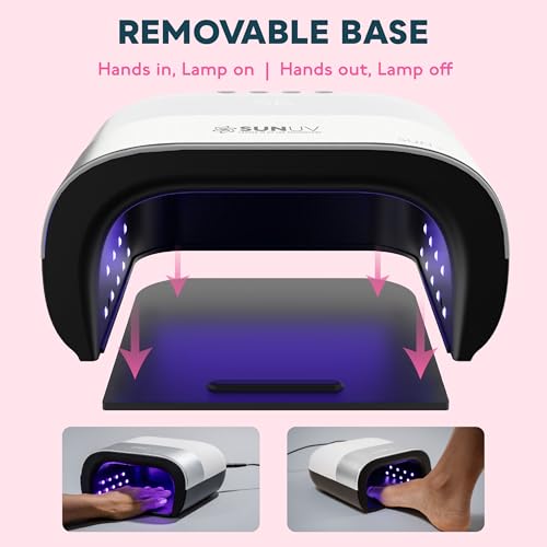 SUNUV SUN3 UV LED Nail Lamp for Gel Nails - 39 Beads, 4 Timers