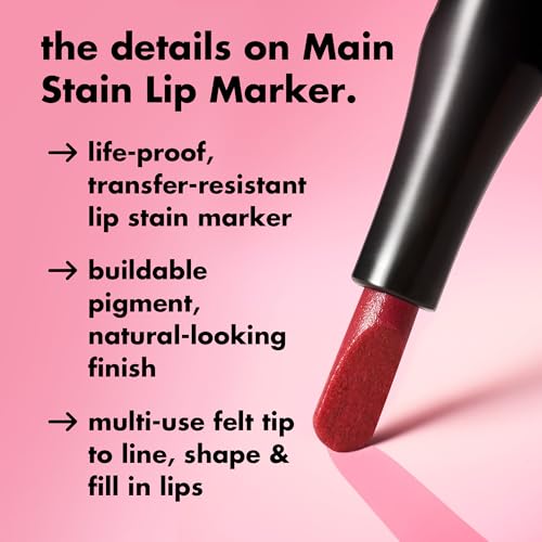 e.l.f. Main Stain Lip Marker - Long-Lasting Vegan Lip Liner