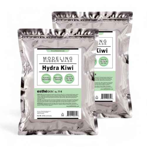 No.114 Hydra Kiwi Modeling Mask Powder for Professional Facial Treatment, 35 Oz. (2 pack)