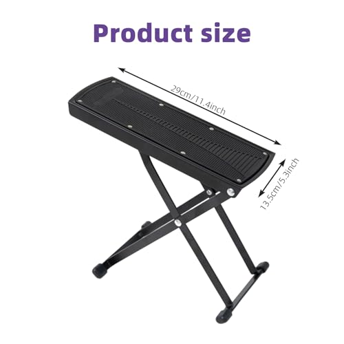 NOVAL Pedicure Supplies Foot Rest 6 Heights Adjustable Sturdy Manicure Foot Rest for Foot Spa Salon and Pedicure at Home.