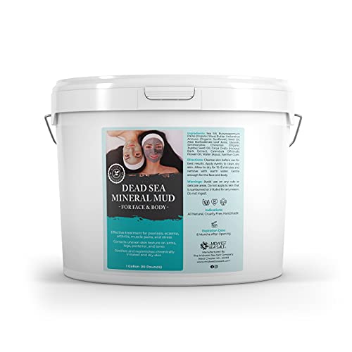 Dead Sea Black Mud Mask - 10 lbs Bulk Spa Treatment