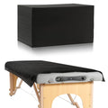 Disposable Bed Sheets 31" x 71" Massage Table Covers Non Woven Fabric Massage Bed Sheets Breathable Bed Cover for Spa Massage Beauty Tattoos Waxing Table (Black-50Pcs)