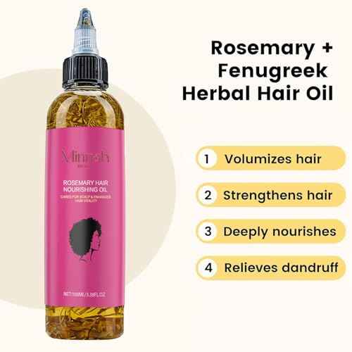 Minnah Beauty¢â Hair Growth Oil, Crack Hair Growth 4-in-1 Liquid Batana Oil with Rosemary, Pumpkin Seed, Castor