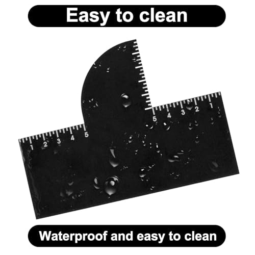Barber Hairline Shaping Tool with Measurement Scale - Reusable