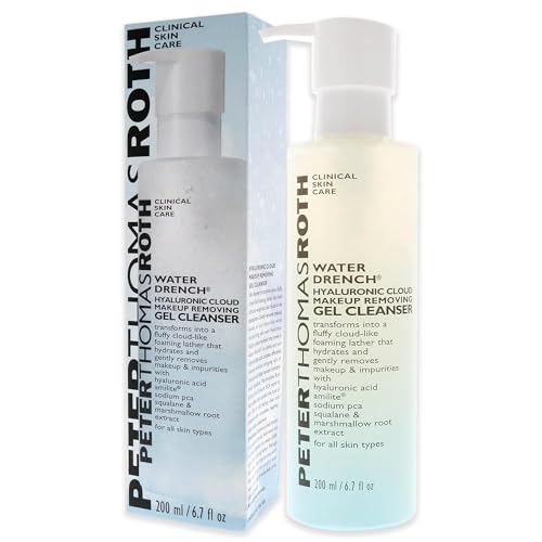 Peter Thomas Roth | Water Drench Hyaluronic Cloud Makeup Removing Gel Cleanser | Hydrating Facial Cleanser with Hyaluronic Acid Removes Makeup