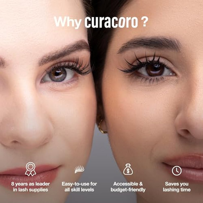 CURACORO Lash Extension Remover Cream 15g | 5-Minute Professional Formula