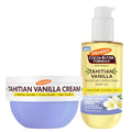 Palmer's Cocoa Butter Formula Glow & Hydrate Bundle, Moisture Drenching Tahitian Vanilla Body Cream (8.8 Oz) + Shimmer Body Oil (5.1 Fl Oz), Nourishes & Softens for Radiant, Glowing Skin