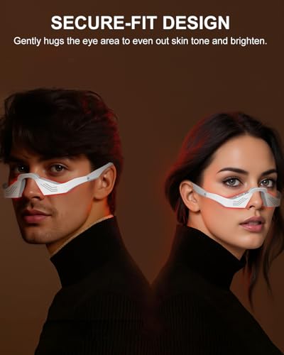 Red Light Therapy Glasses for Dark Circles & Puffiness