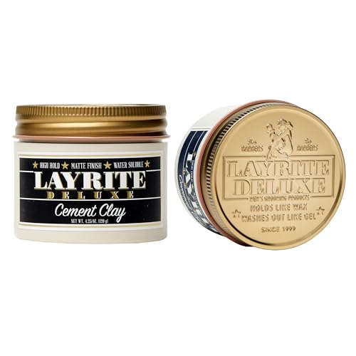 Layrite Deluxe Cement Clay 4.25 oz 2-Pack