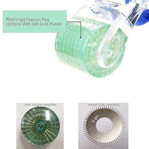 Koi Beauty Titanium Microneedling Roller - 200 Microneedles