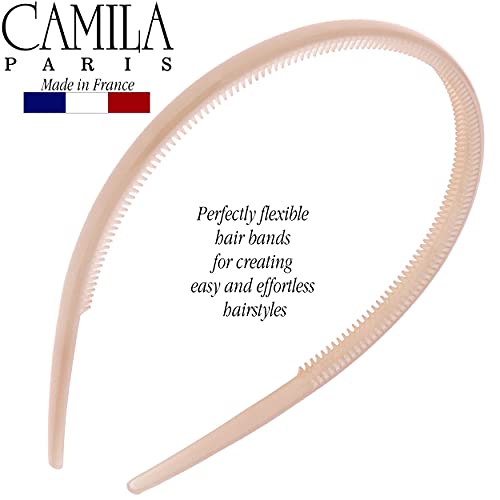 French Fashion Headband for Women - Flexible No Slip Hair Accessory, Made in France